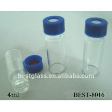 Botella cromatográfica de 4 ml, vial del inyector automático